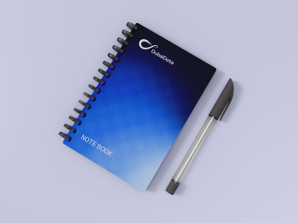 Branded notebook